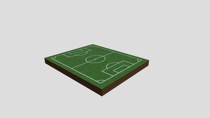 Isolated Stadium 3D Model