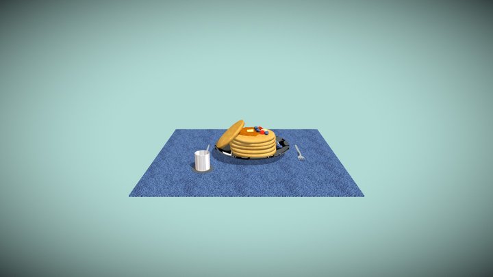 pancake 3D Model