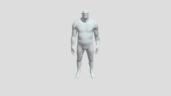 Giant Man Jump 3D Model