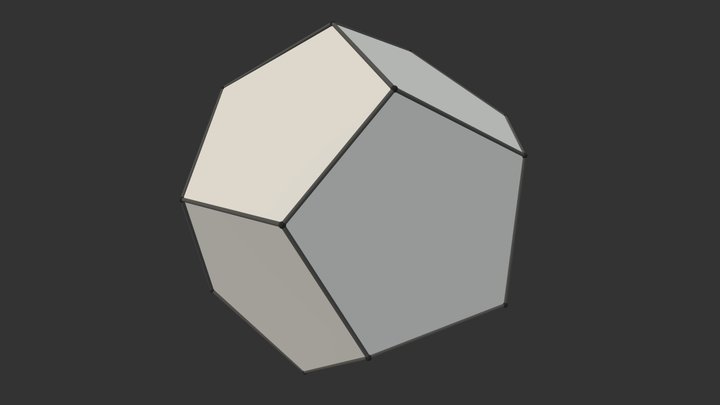 Dodecahedron 3D Model