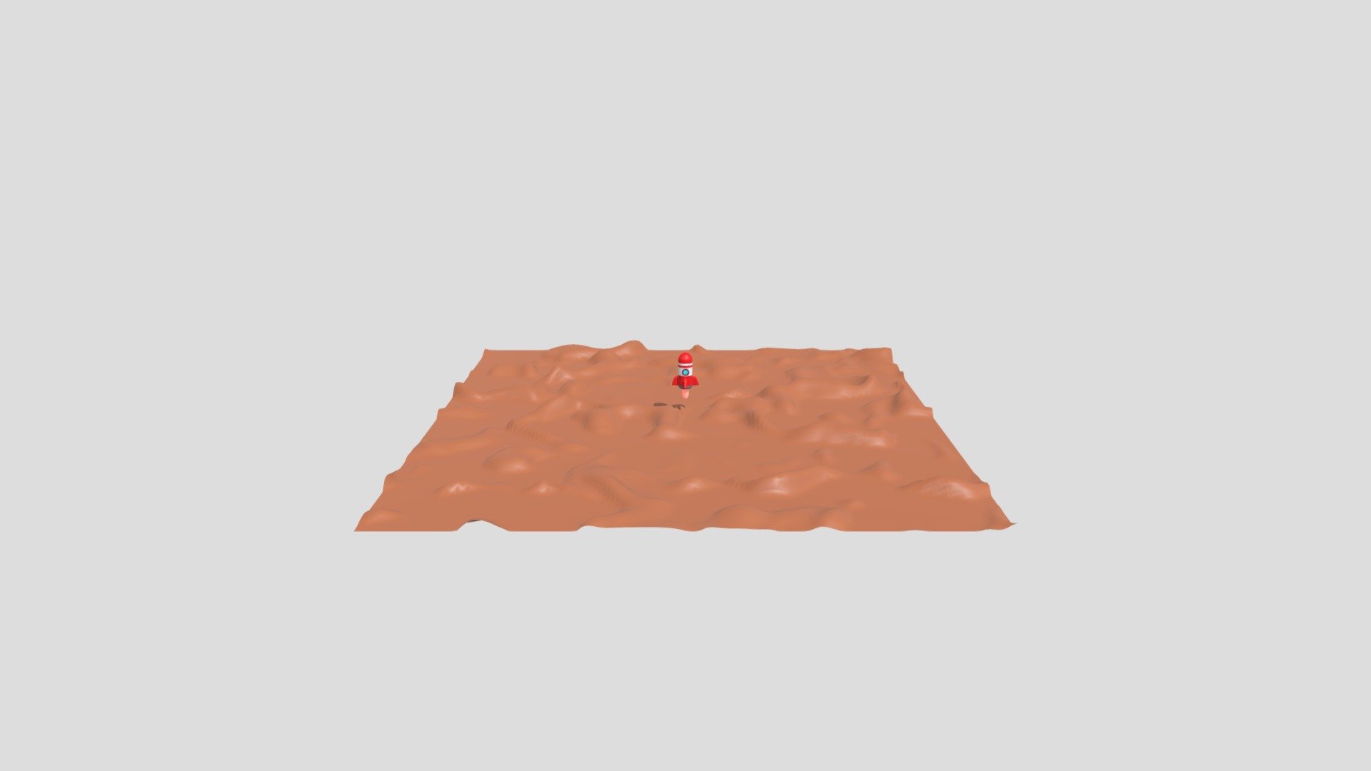 Rocket On Mars