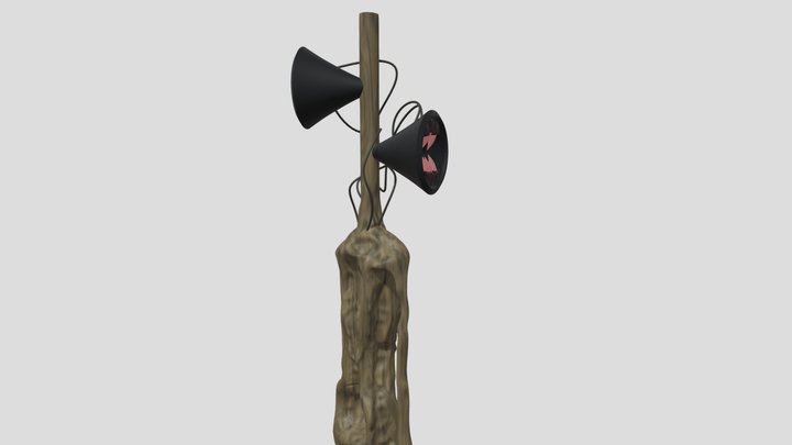 Paranormal World Siren Head 3D Model
