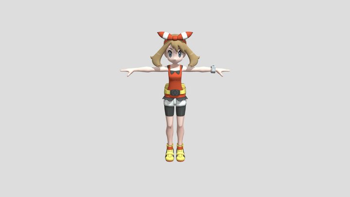 Pokemon oras- May 3D Model