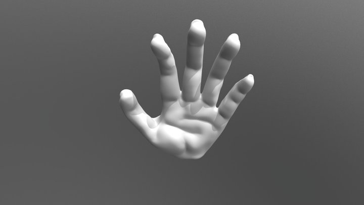 Male Hand 3D Model