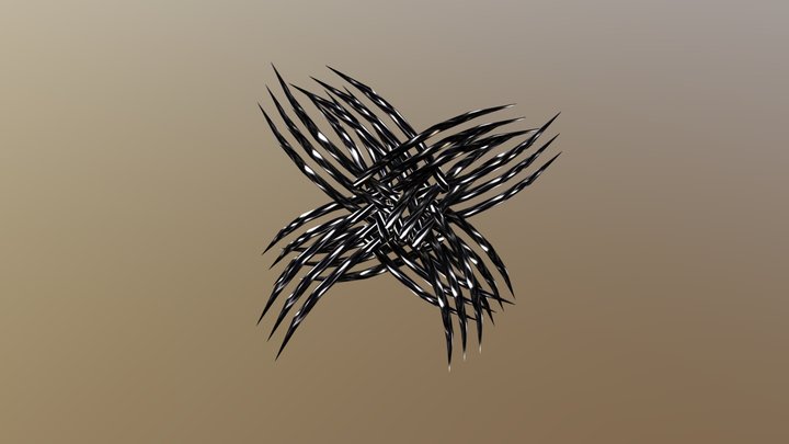 Spider Wings Anima 3D Model