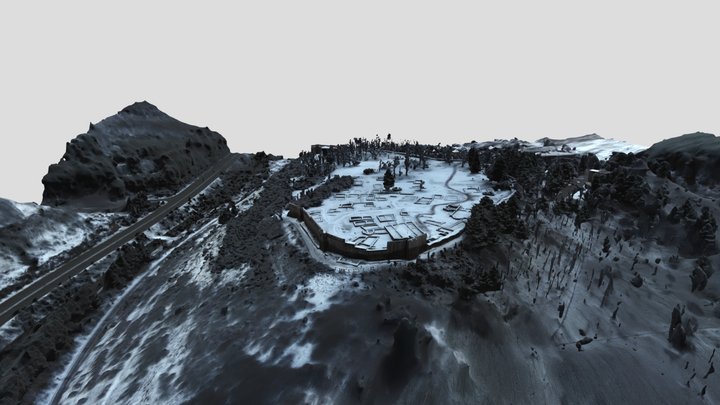 Krakrafortress 3D Model