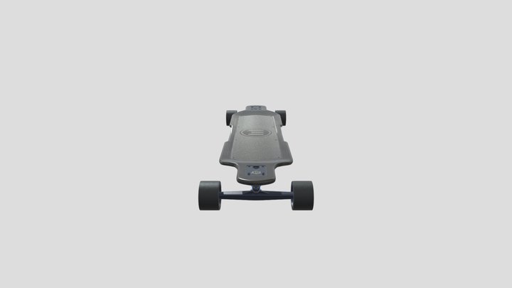 Skateboard Carbon 3D Model