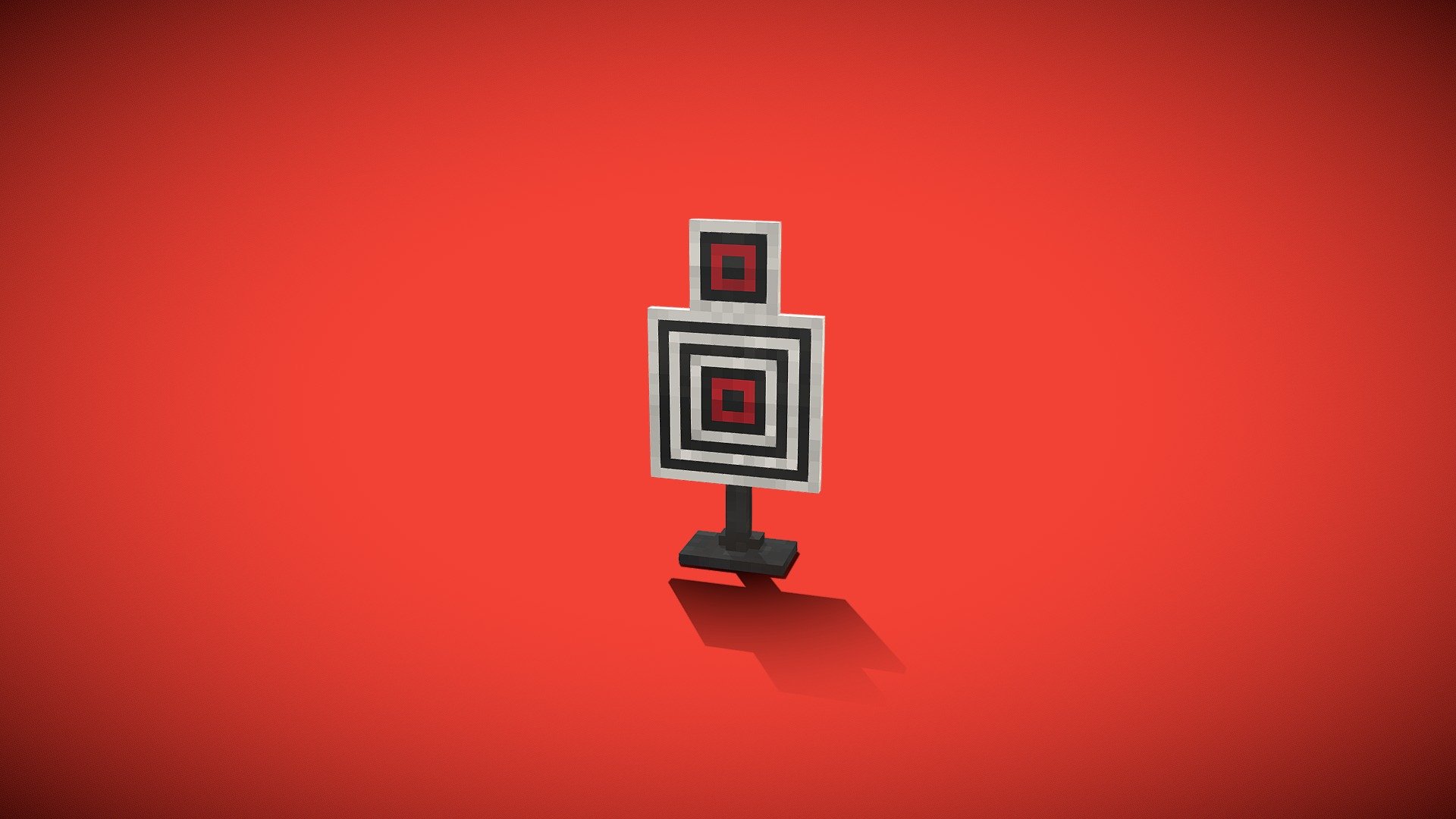 Gun Target - Minecraft - 3D model by Gabriel Aplok (@GabrielAplok ...
