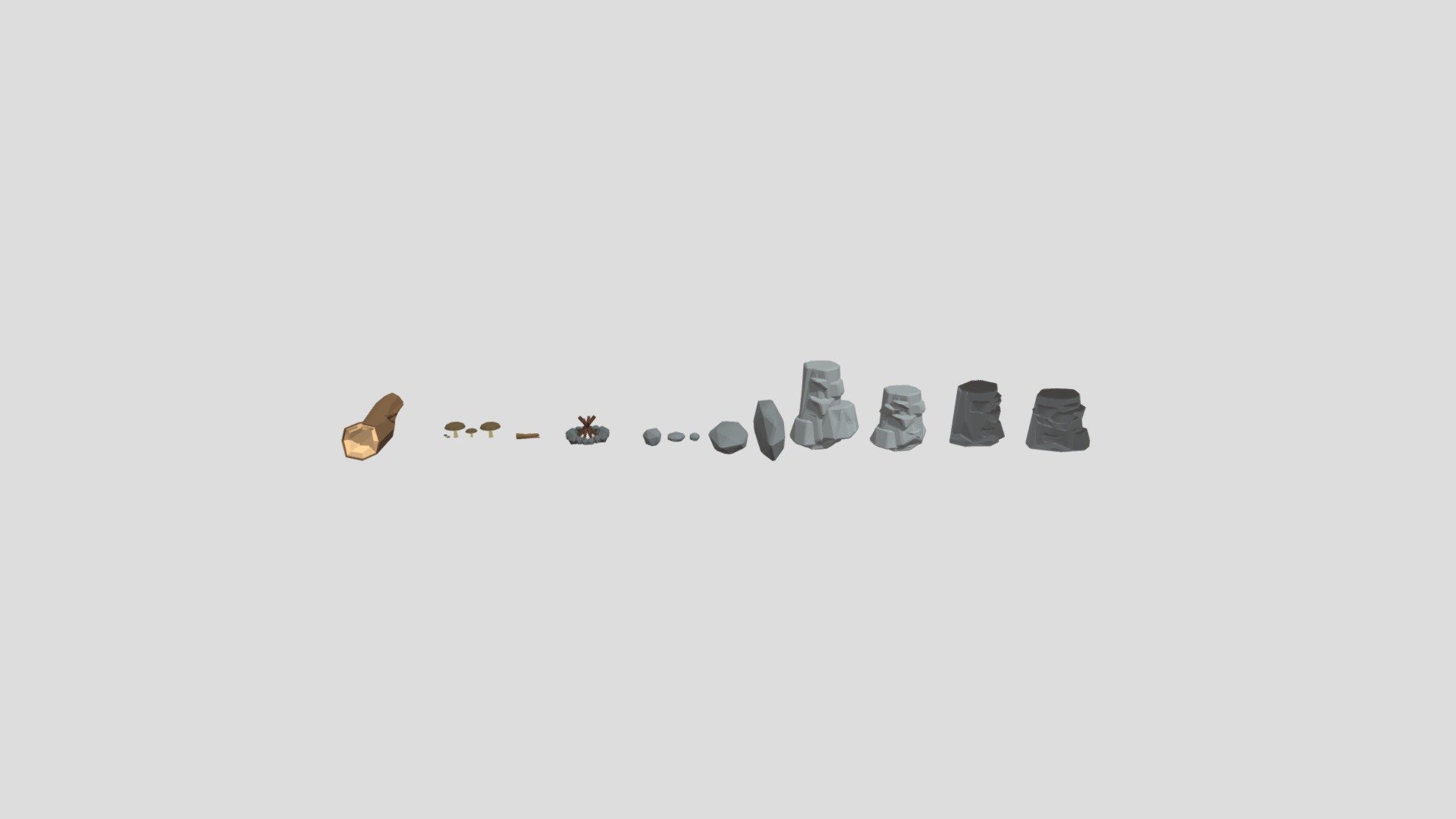Decoraciones low poly