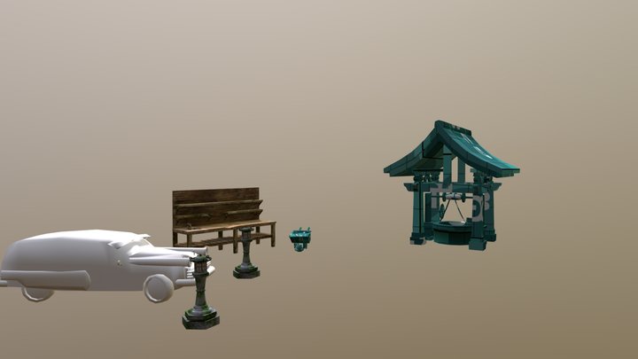 Forest Loner - Unwrap 2 More Detailed Props 3D Model