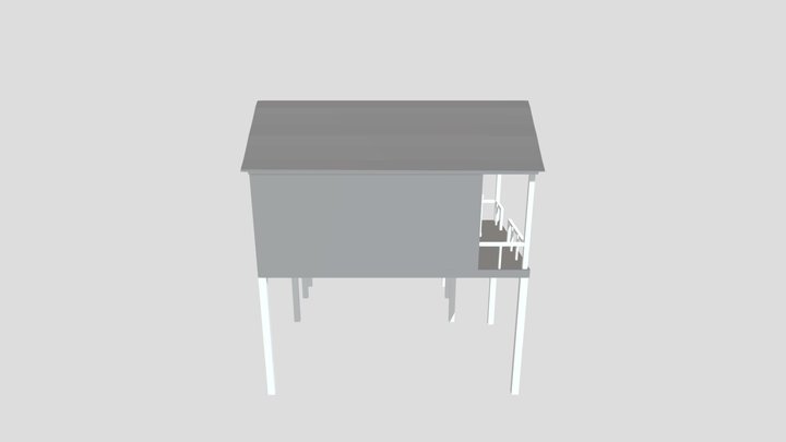 Forest Loner-House Model 3D Model