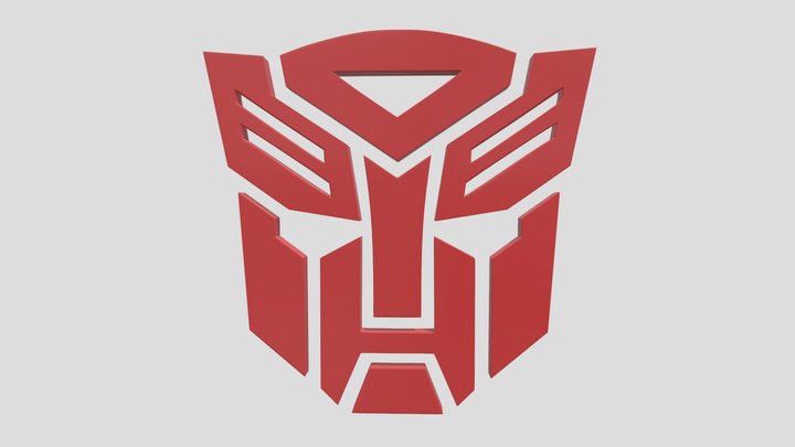 Transformers logo 3D Model