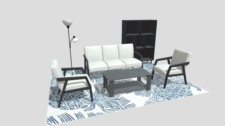 Sofa Set – Modello 3D gratuito STL