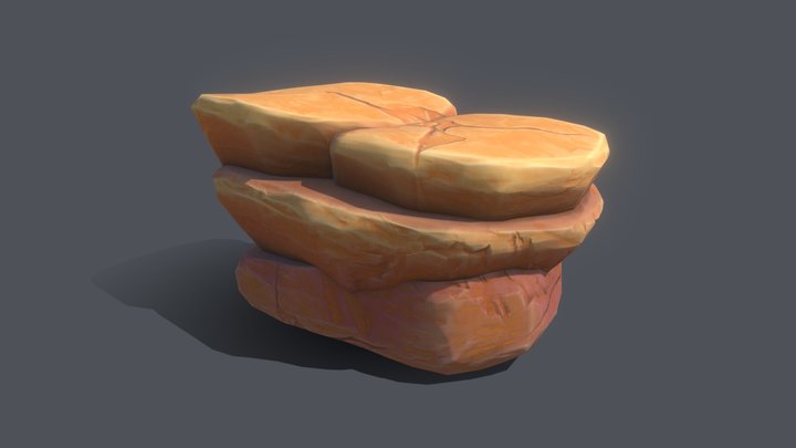 Sand Stone 3D Model