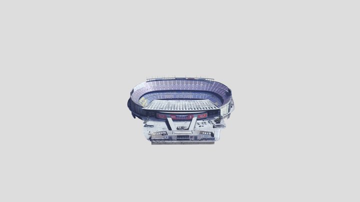 Camp Nou - FC Barcelona 3D Model