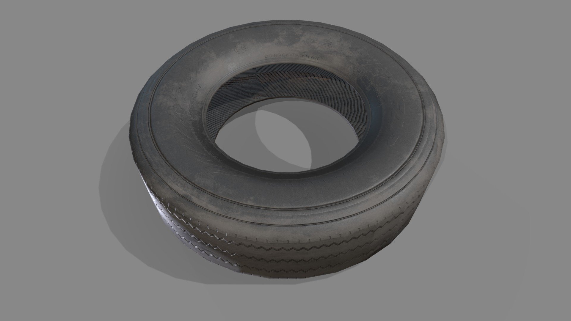 Tyre low poly - 3D model by pasquill [56befb6] - Sketchfab