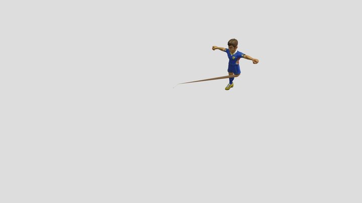 jogador 10 teste 2 3D Model