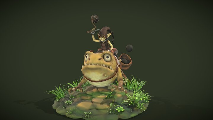 Wabble the Goblin 3D Model