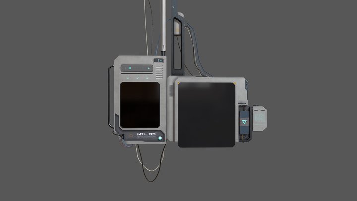 Sci-Fi Display (3) 3D Model