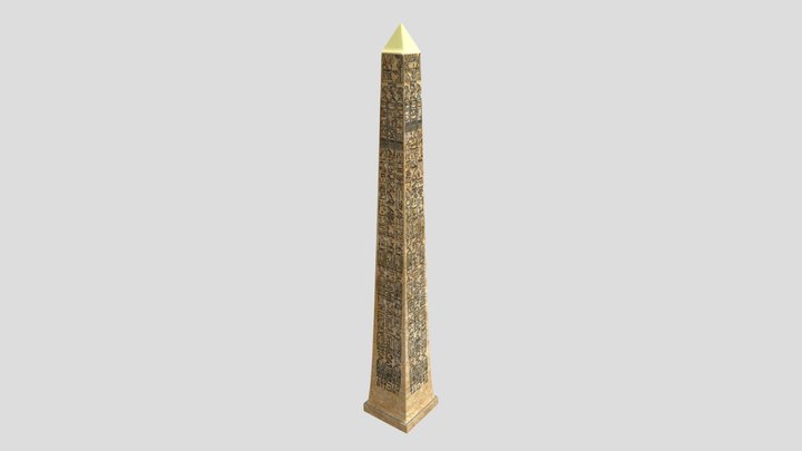 Luxor Obelisk Large 3D Model