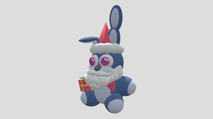 Santa Bonnie plush 3D Model