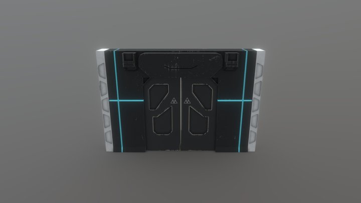 Modular gate 3D Model