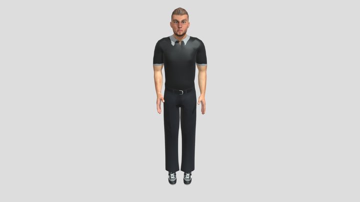Male Model 1 3D Model