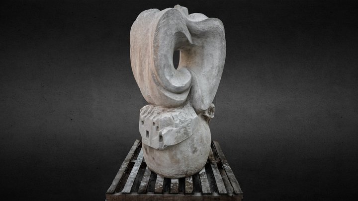 Stone Sculpture - Franco Pegonzi - 2001 3D Model