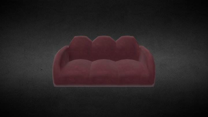 Couch001 3D Model