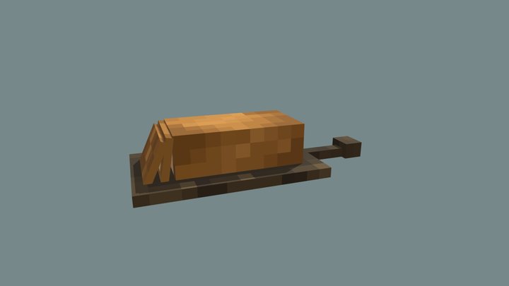 Minecraft Bread 3D Model