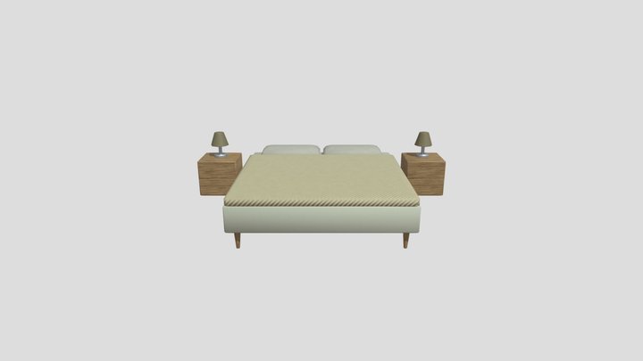 bed 3D Model