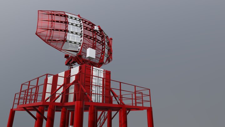 AORL-1AC radar station 3D Model