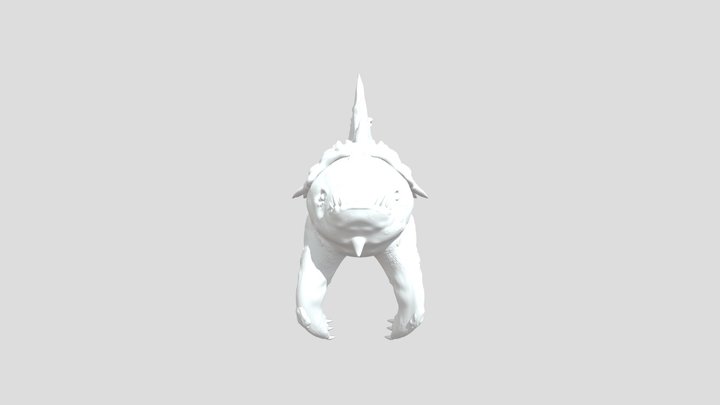 plump basilisk 3D Model