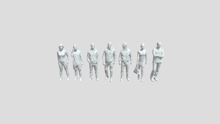 Casual Pack 3D Model