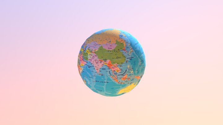Weltkugel_c4d 3D Model