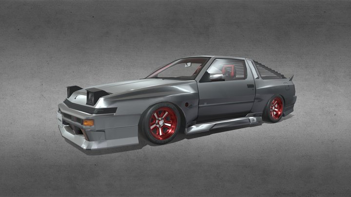 Mitsubishi Starion GSR-VR 3D Model