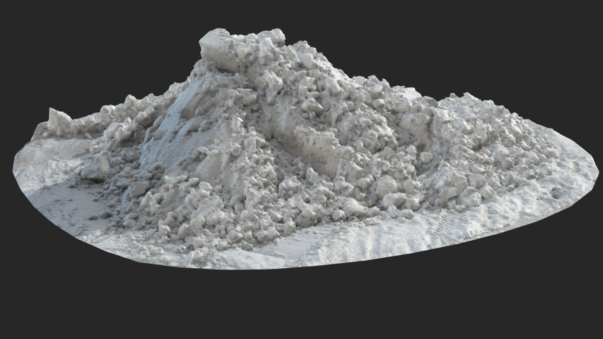 Snow Pile 1 - Buy Royalty Free 3D model by attben [56c877e] - Sketchfab ...