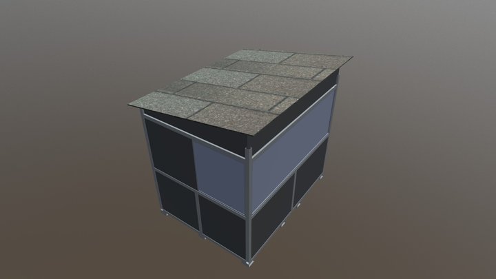 Audio Kiosk 3D Model