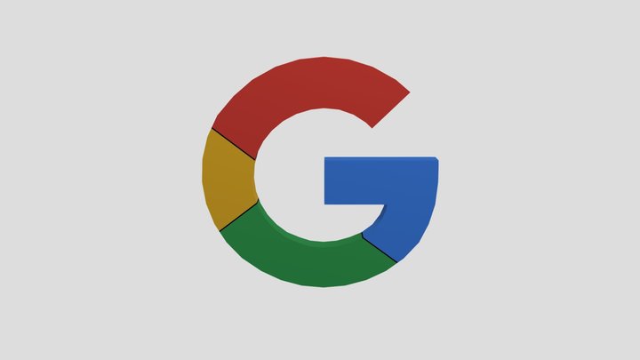 Google_logo seo services 3d 3D Model