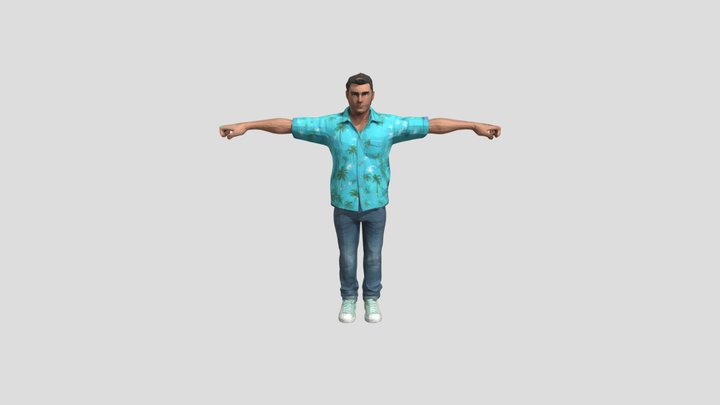 Handsome boy rigged fbx 3D Model
