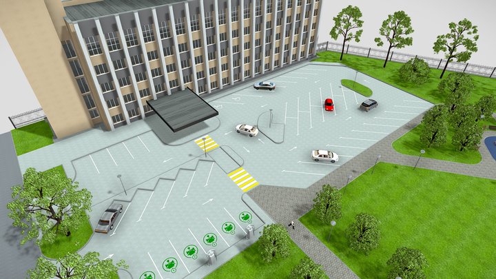 Благоустройство2 3D Model