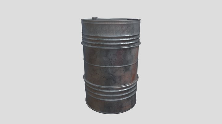 Oil Drum for ACG 3D Model