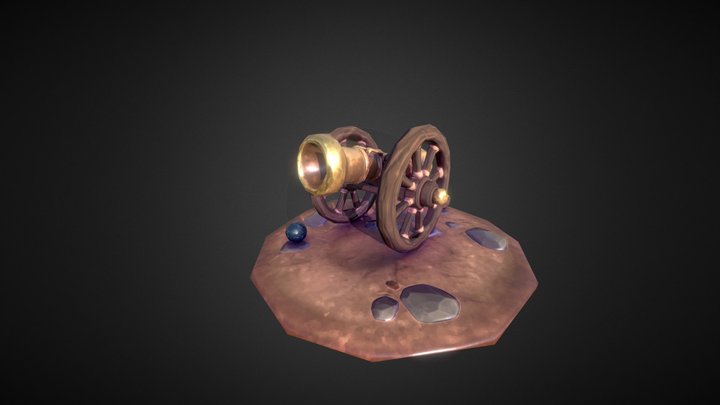 Napoleon Canon 3D Model