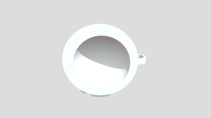 Taza IGA con nombre 3D Model