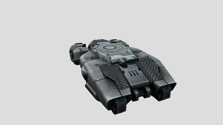 Tanki Online hopper hull standard 3D Model