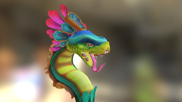 Quetzalcoatl1 3D Model