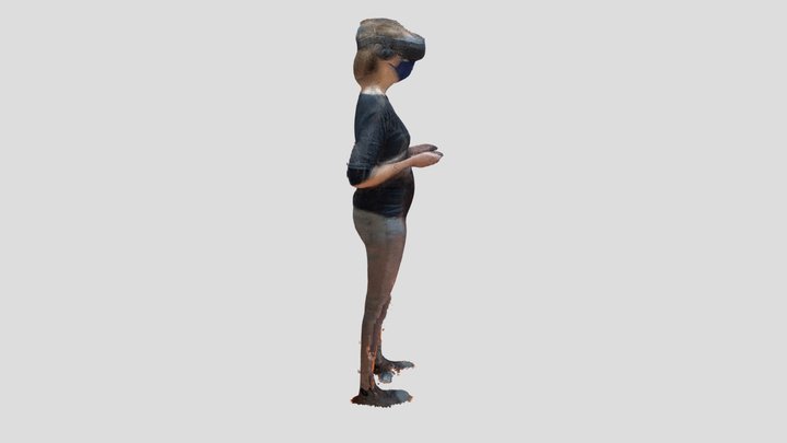 VR female teacher 3D Model