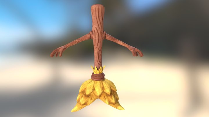 Magic Broom 3D Model