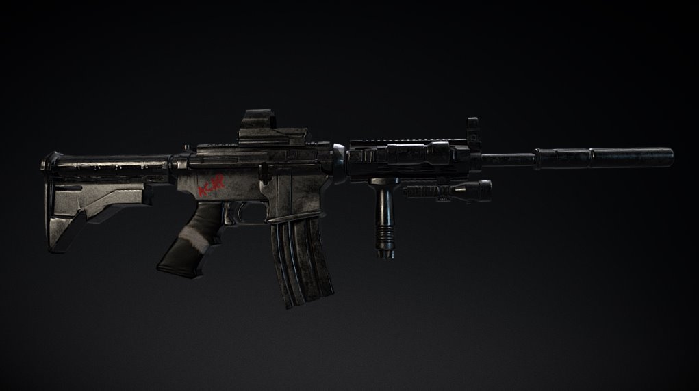 M4 - 3D model by asyraffmdnor [56d086c] - Sketchfab