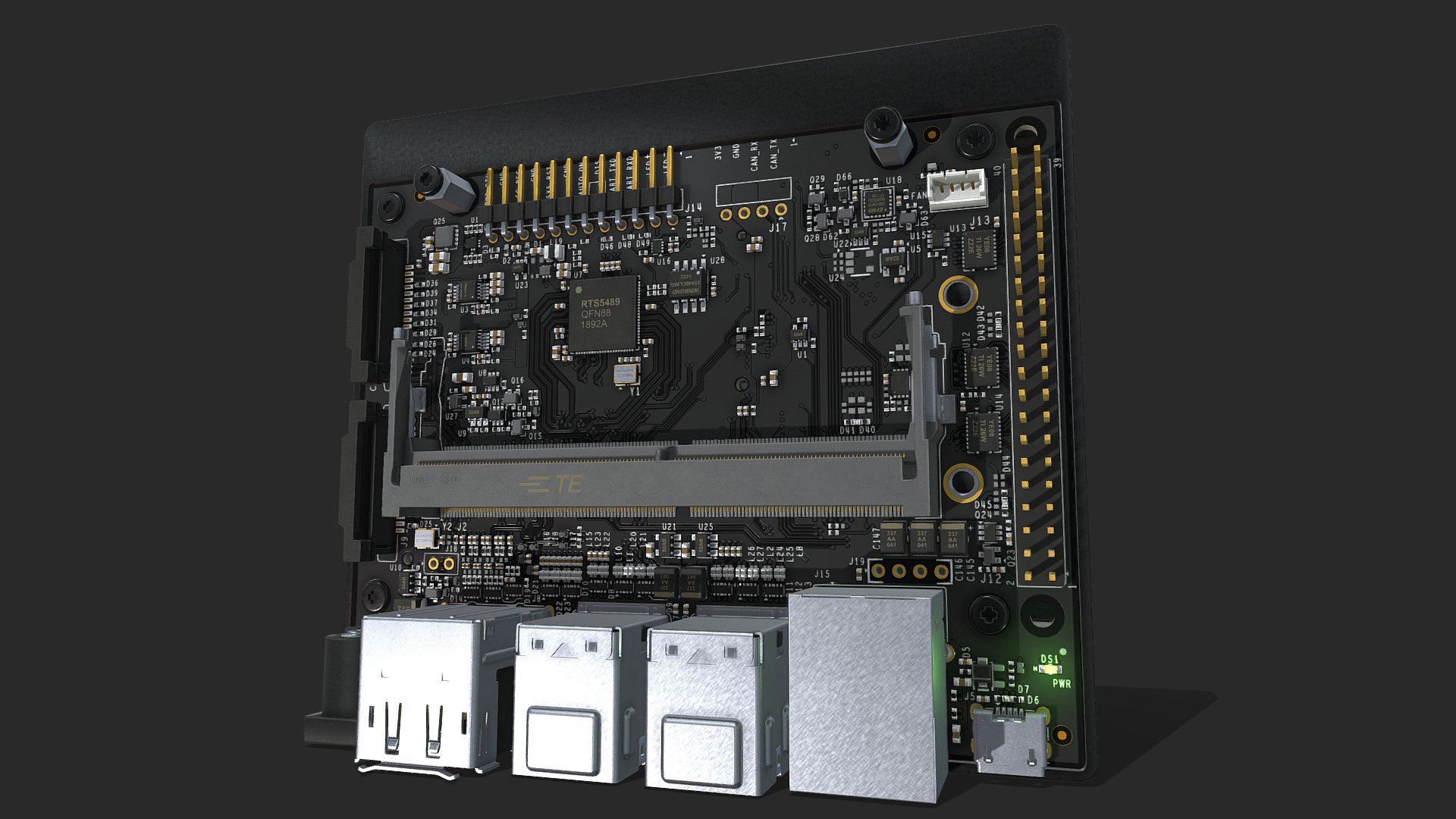 Jetson NX Development Kit (Model P3518) - NVIDIA - 3D model by F2A (@Fa ...